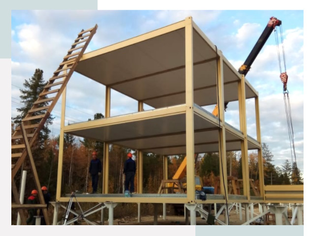 Строительство модульных здания Ухта