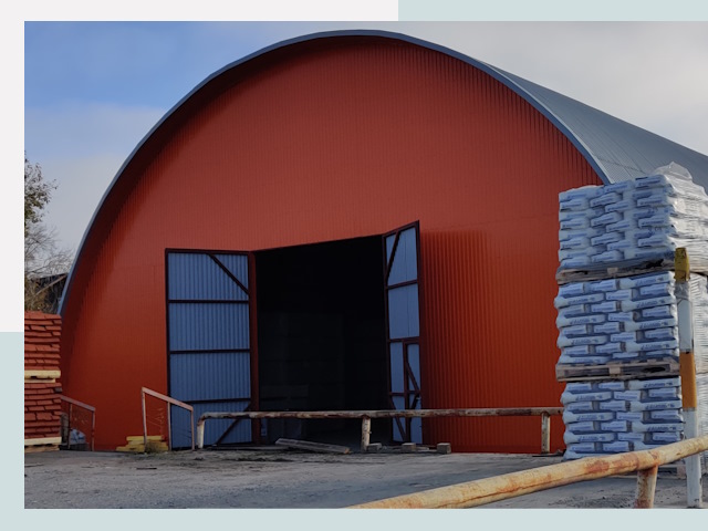 Полукруглые ангары по цене от 608 руб. в Ухта