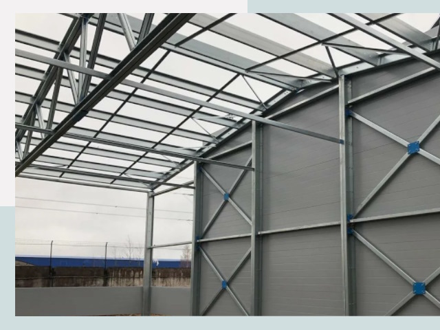 Каркасные ангары от СтальСтрой-Хта по цене от 608 руб.