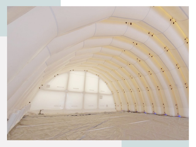 Пневмокаркасные ангары в Ухте