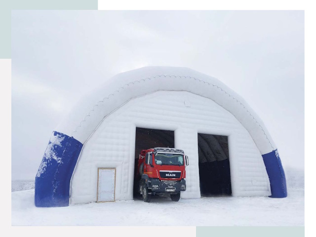 Мобильные ангары в Ухте