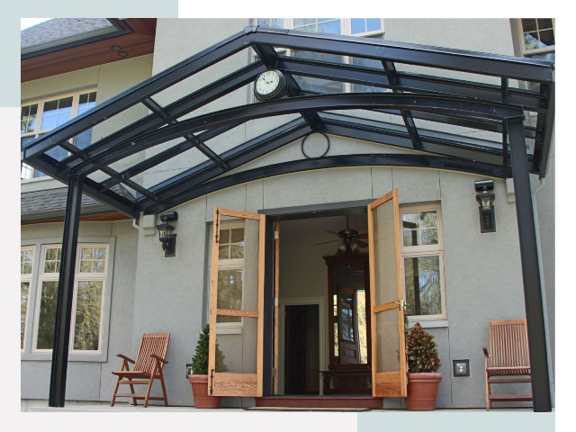 Козырьки металлические в Ухте