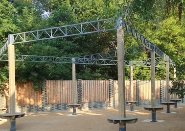 Терраса из металлоконструкций под ключ, проектирование, изготовление и монтаж от СтальСтрой-Хта